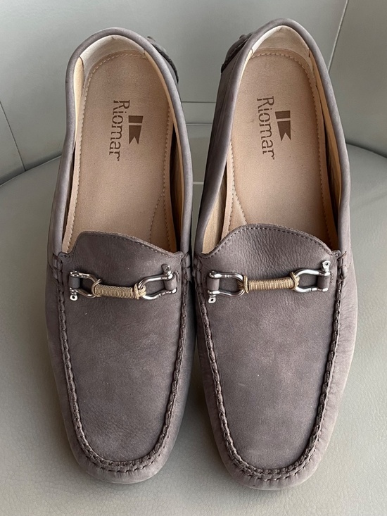 Riomar The Hemingway Deck Driver Grey Suede Leather Loafers Men’s US 15 EUR 49 main image 12